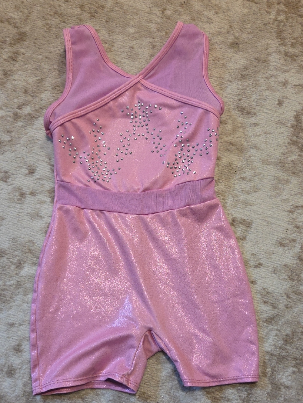 Cat & Jack Shimmery Light Pink Gymnastics Leotard